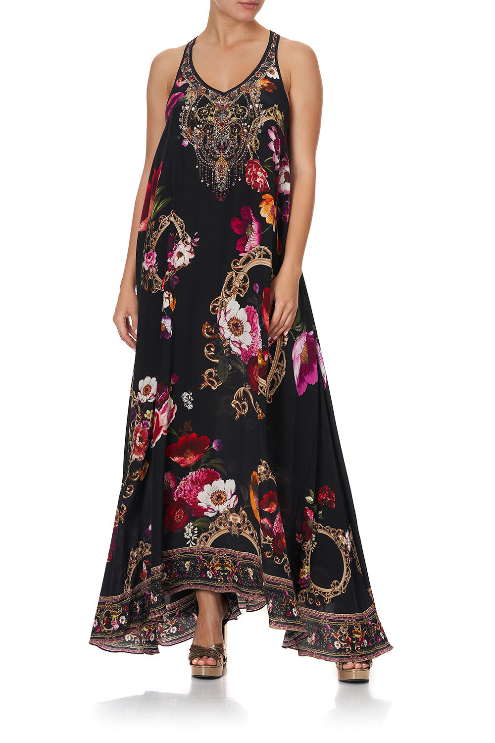 V NECK RACERBACK DRESS MIRROR MIRROR