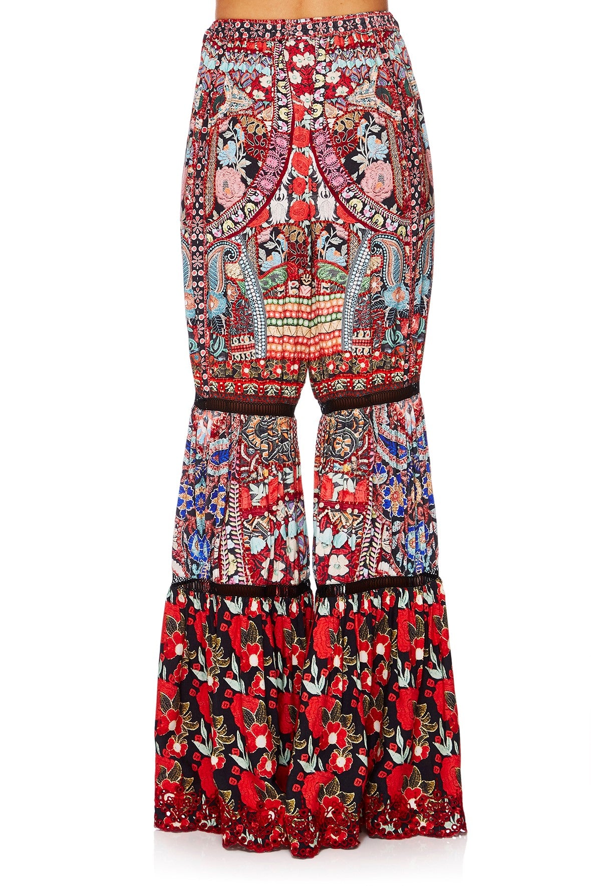 QUEEN ALIKA WIDE LEG TIERED PANT