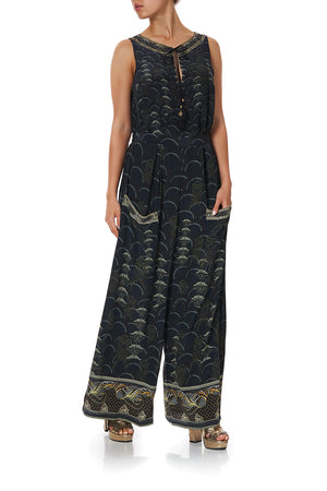 WIDE LEG TROUSER WITH FRONT POCKETS WISE WINGS