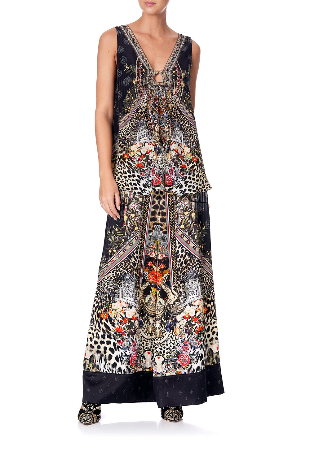 WIDE STRAP U-RING TOP MARAIS AT MIDNIGHT