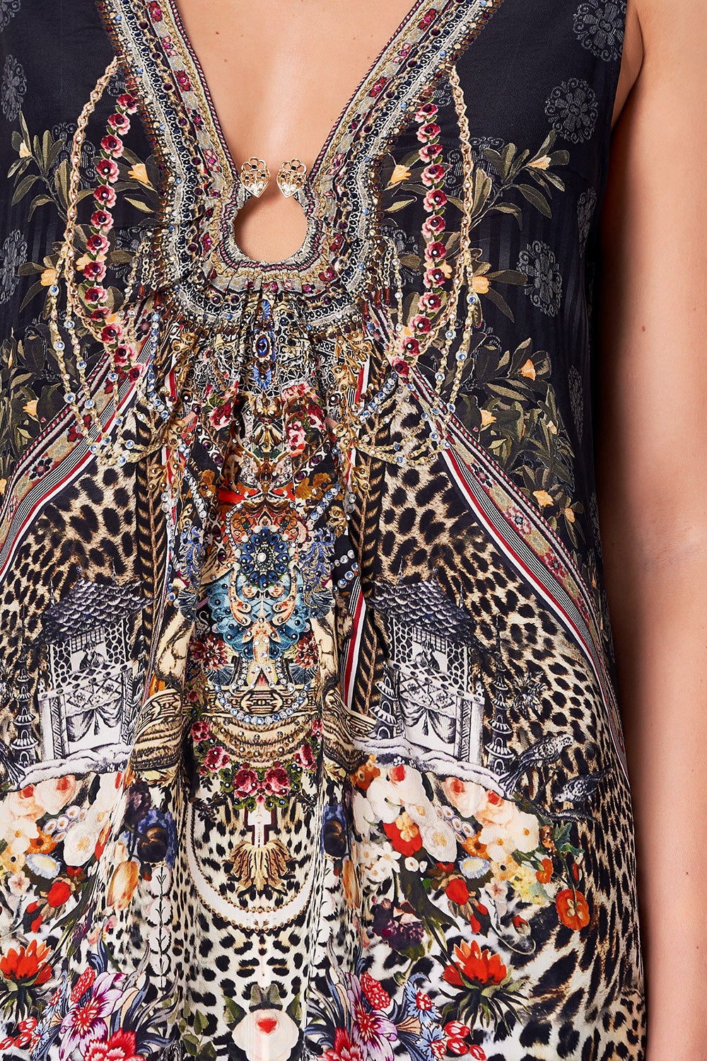 WIDE STRAP U-RING TOP MARAIS AT MIDNIGHT