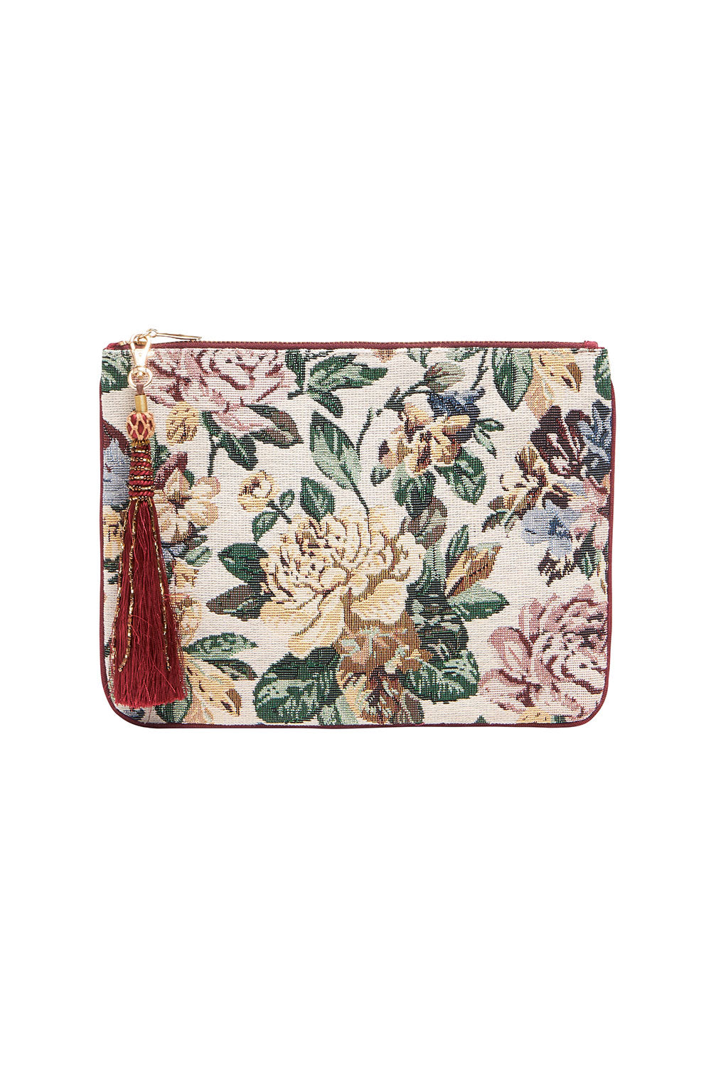 ZIP TOP CLUTCH VIOLET CITY