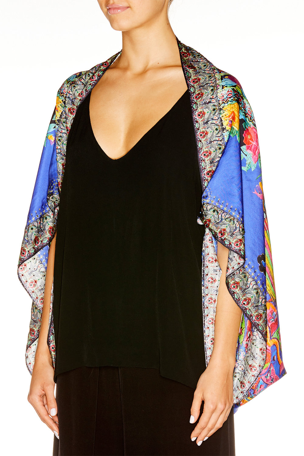 SIGN OF PEACE LARGE SQUARE SCARF