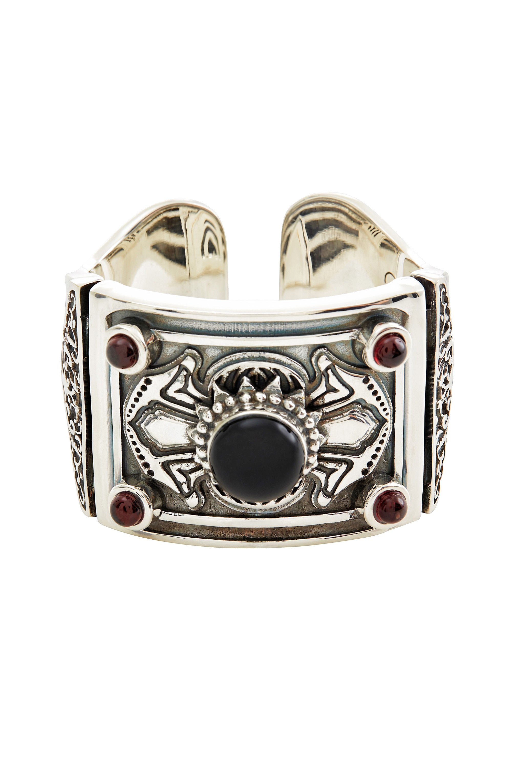 FOR THE LOVE OF LHASA SILV HINGED CUFF