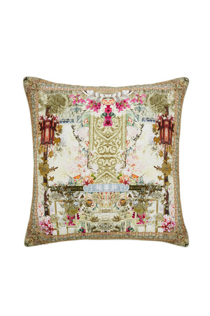 GIRL IN THE GARDEN LARGE SQUARE CUSHION