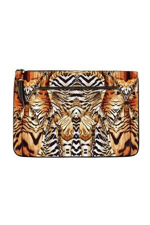 GIVEN TO THE WILD LARGE CANVAS CLUTCH