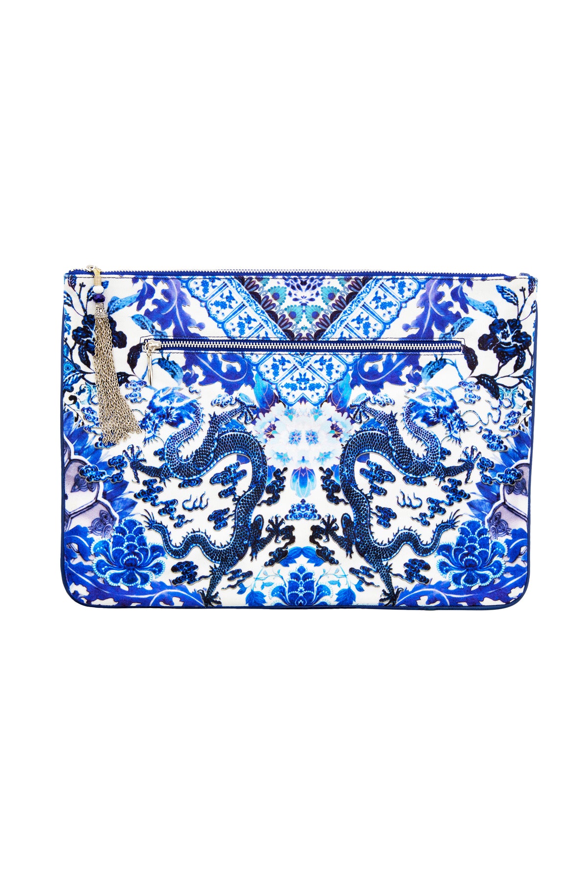 GUARDIAN OF SECRETS LARGE CANVAS CLUTCH