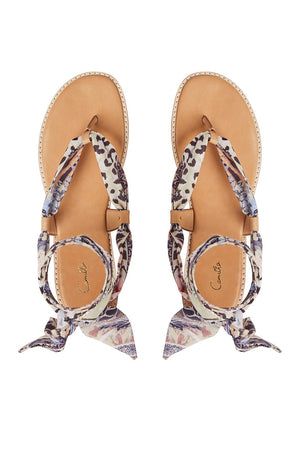 CAMILLA MELLOW MUSE FABRIC TIE SANDAL