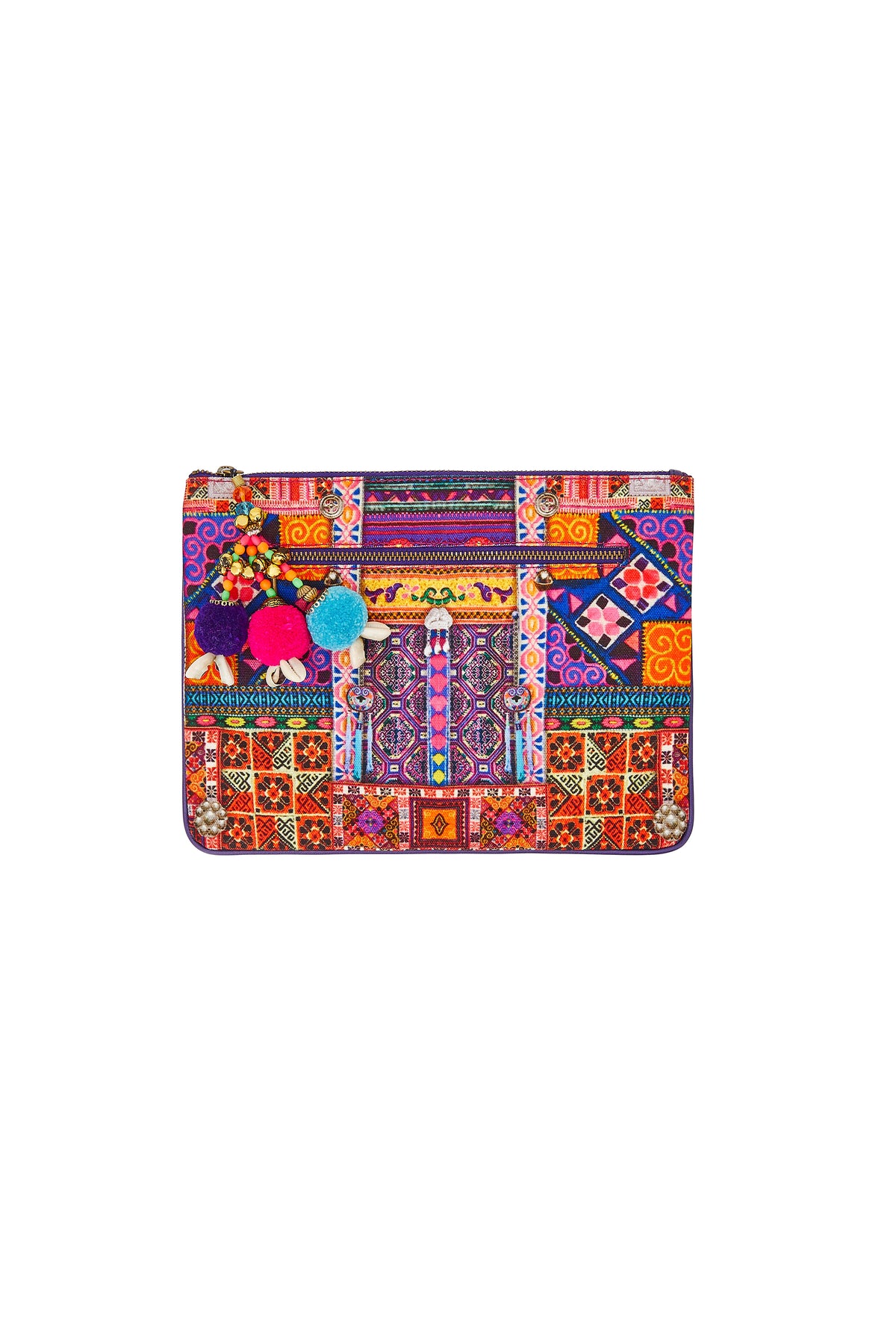 PATCH ME UP SMALL CANVAS CLUTCH