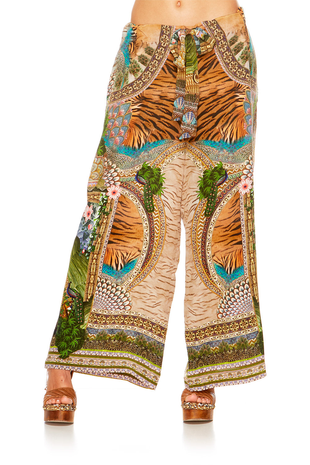 A WOMANS WISDOM LOUNGE TROUSER W TIE WAIST