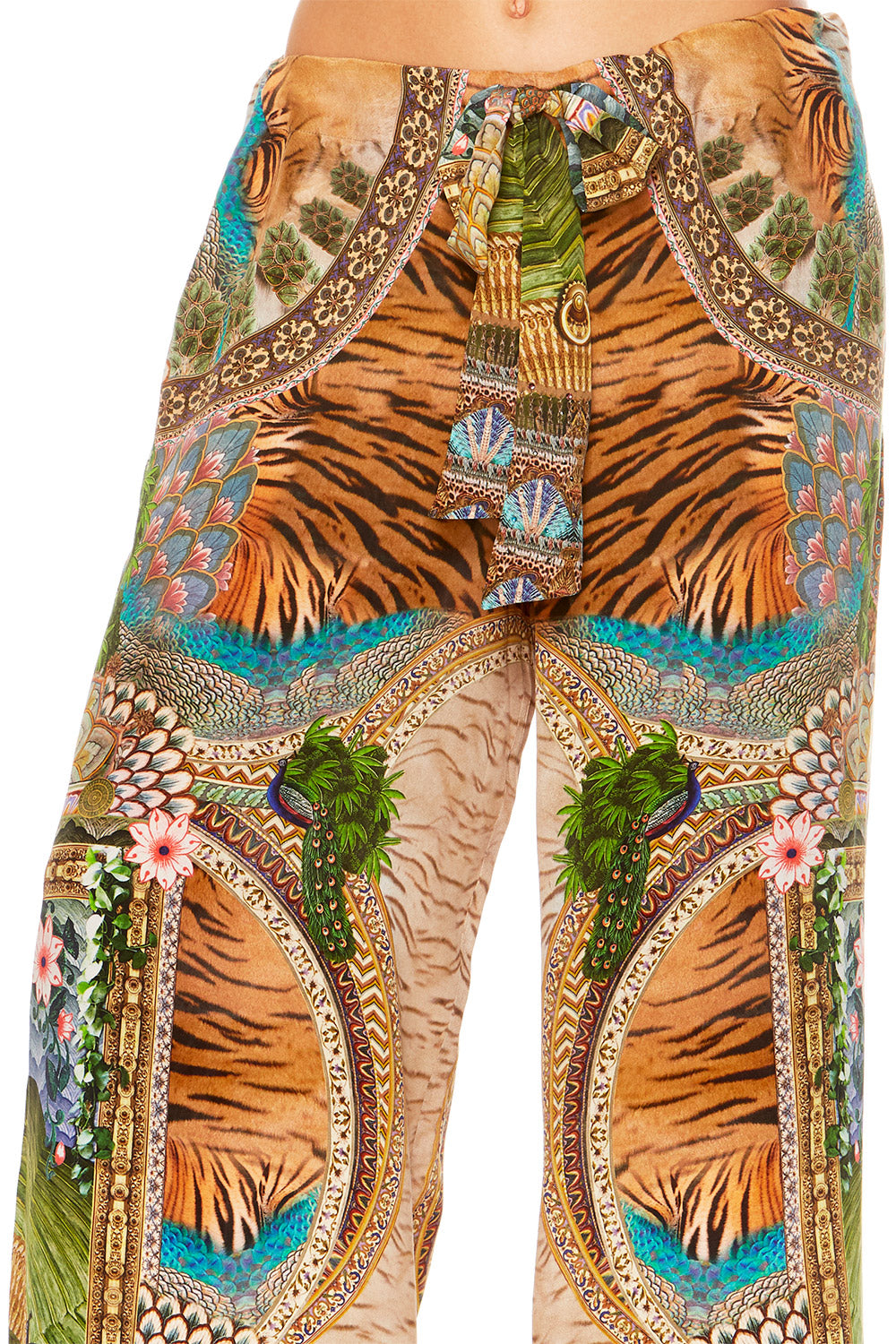 A WOMANS WISDOM LOUNGE TROUSER W TIE WAIST