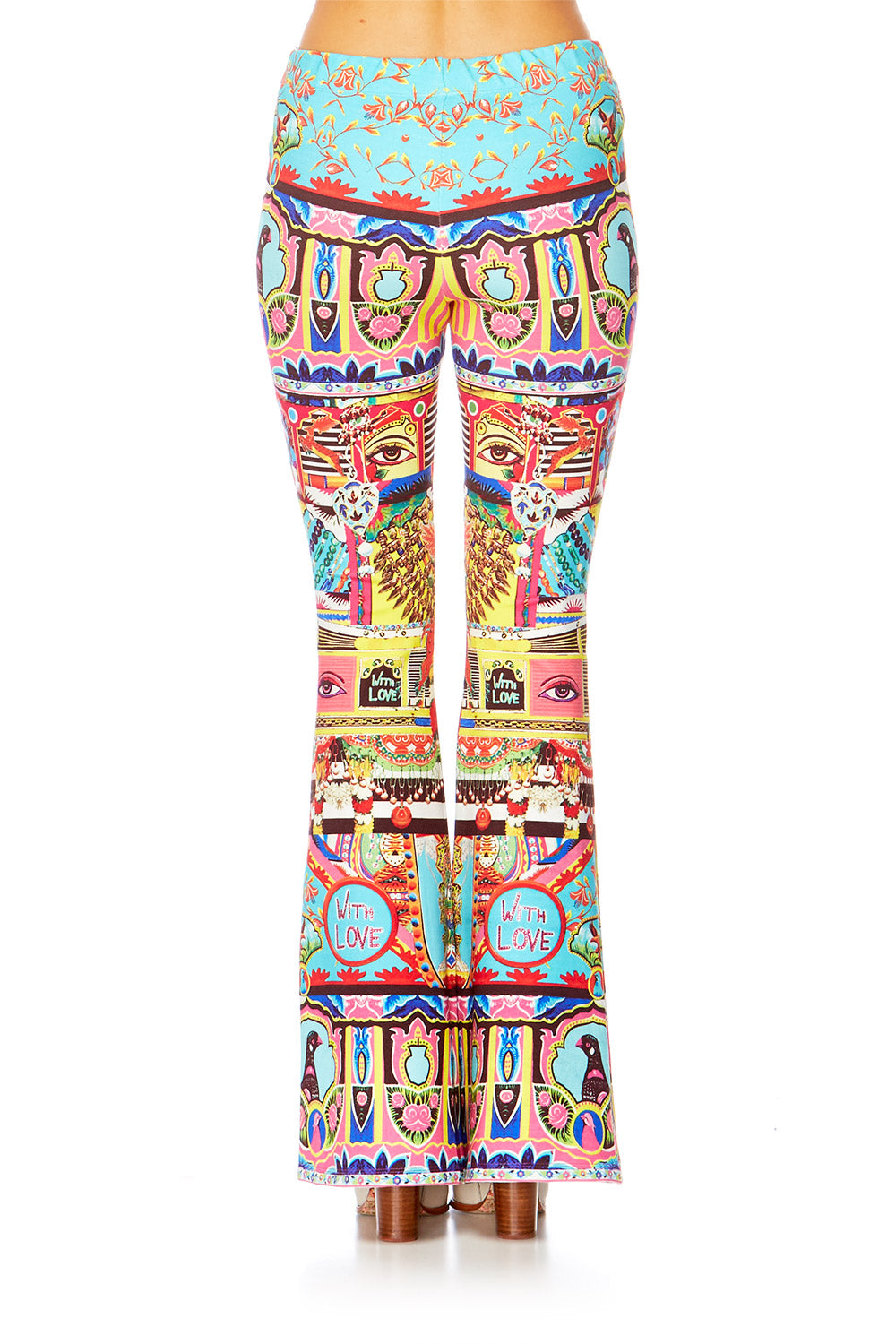 BOUNDLESS BLISS HIGH WAISTED FLARED TROUSER