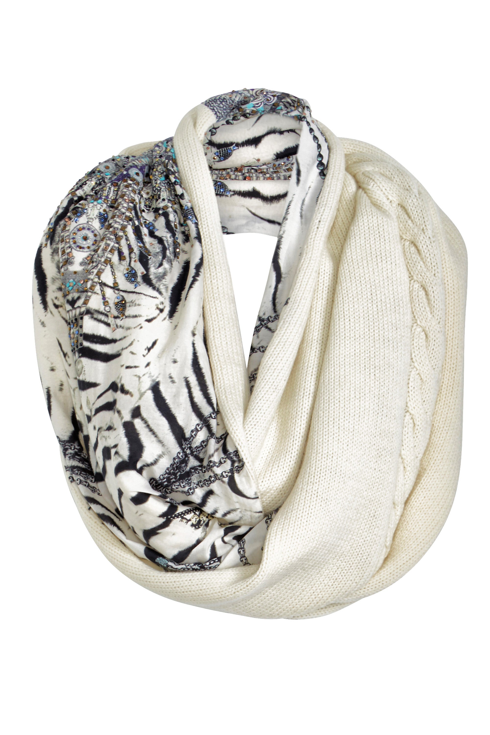 WILD BELLE DOUBLE SIDED SCARF