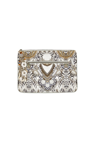 WILD BELLE SMALL CANVAS CLUTCH